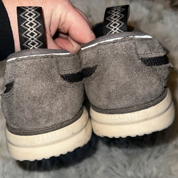 UGG Men’s Union Derby Knit Hyperweave Lace Up Casual Sneaker Shoe Mesh Gray 10 - Picture 4 of 9